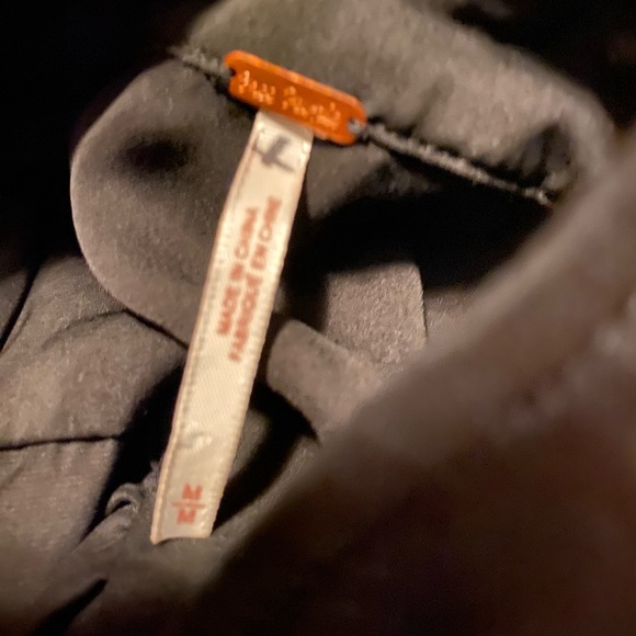 Free People Best of Both Worlds sheer black Blouse size M - Picture 11 of 13